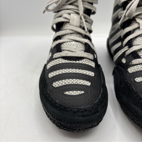 adidas Adizero Varner Wrestling Shoes FW1013 5.5 Black/Silver Men’s Lightweight - Picture 9 of 16